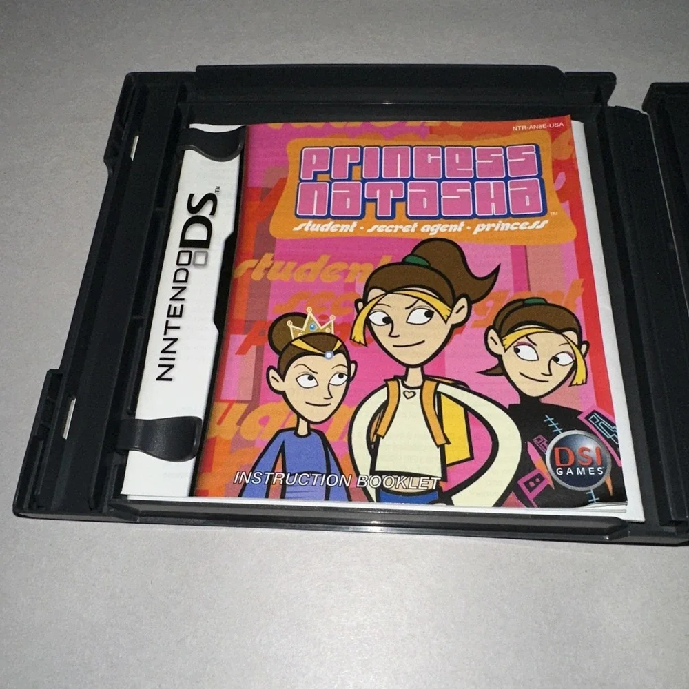 Princess Natasha: Student Secret Agent Princess (Nintendo DS, 2006) Complete CIB